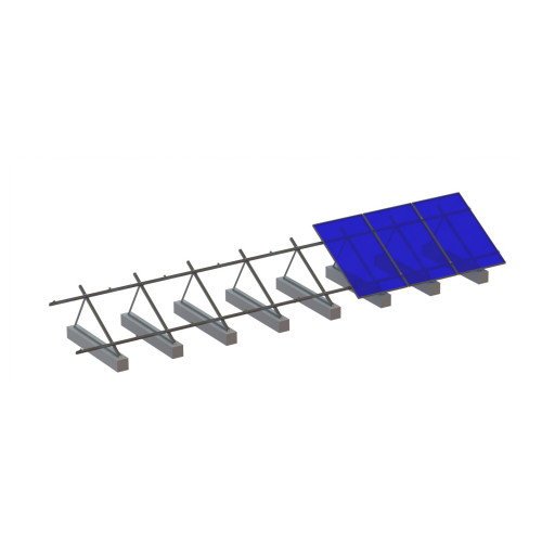 Flat roof solar mounting kits